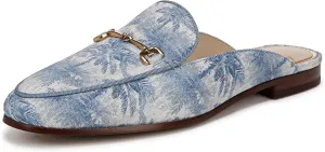 Sam Edelman Women's Linnie Loafer, Blue Palm Multi, 8