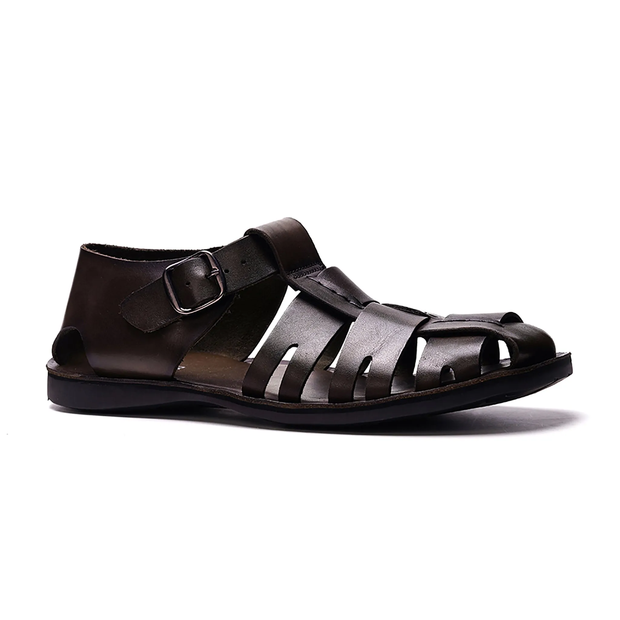 Santorini Fisherman Sandal // Brown