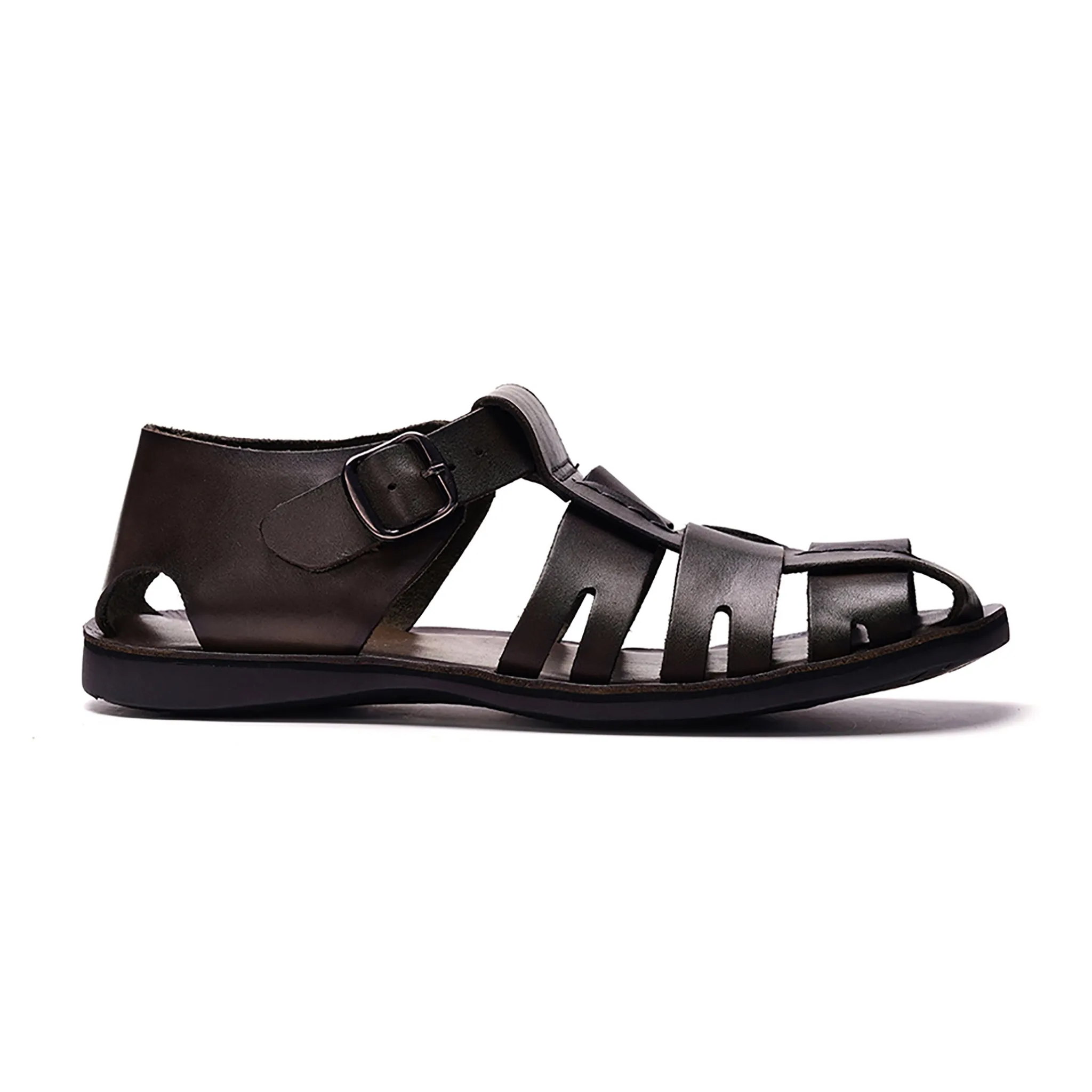 Santorini Fisherman Sandal // Brown