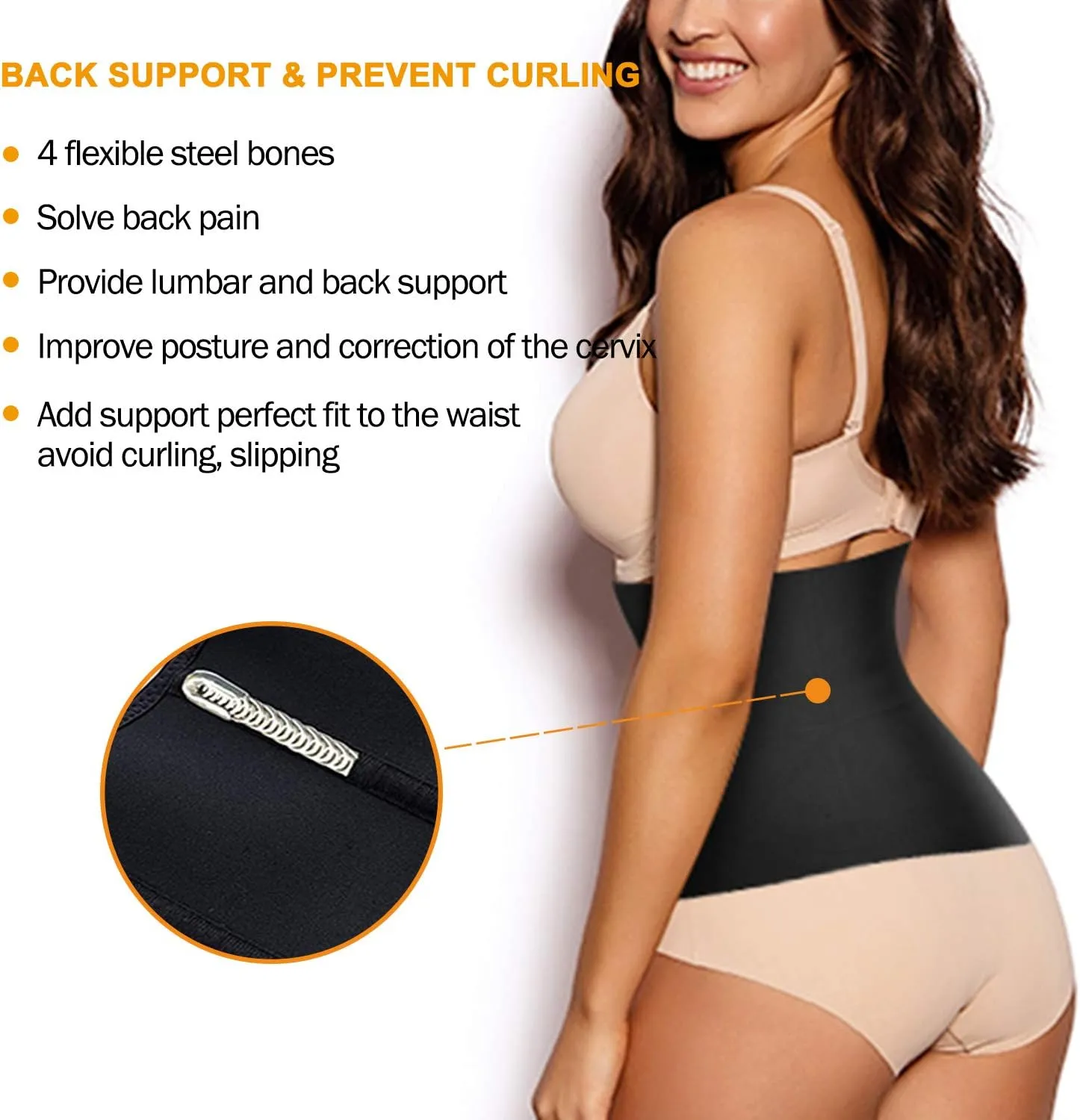 SCARBORO Postpartum Belly Band Maternity Support Recovery Belt Girdles for Women Body Shaper Tummy Control Waist Trainer