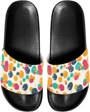 Semioury Lotus Summer Slippers for Women Turtle Travel Lightweight Cozy Soft Comfy Thick Shoes Beach Sandal Bathroom Slipper