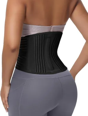 SHAPSHE Back Support Belt Waist Trainer for Women Lower Back Pain Postpartum Recovery Workout Body Shaper for Women/Men