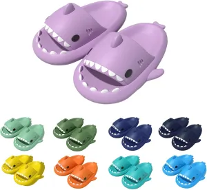 Shark Slipper, Shark Slides, Anti-Slip Quick Drying Shark Sliders