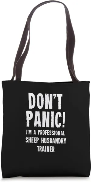 Sheep Husbandry Trainer Tote Bag