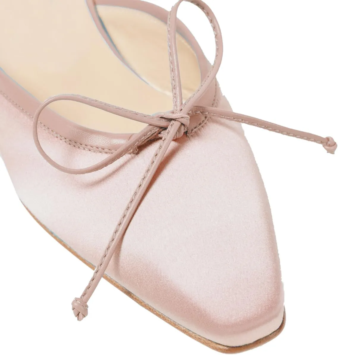 SHODENSE Women Square Toe Bow Mule Flats Satin Slip On Dress Mules Comfy Flat Heel Ballet Shoes Backless Bow Mule Shoes Walking Drive Chic Fashion Spring Fall 4-11 M US