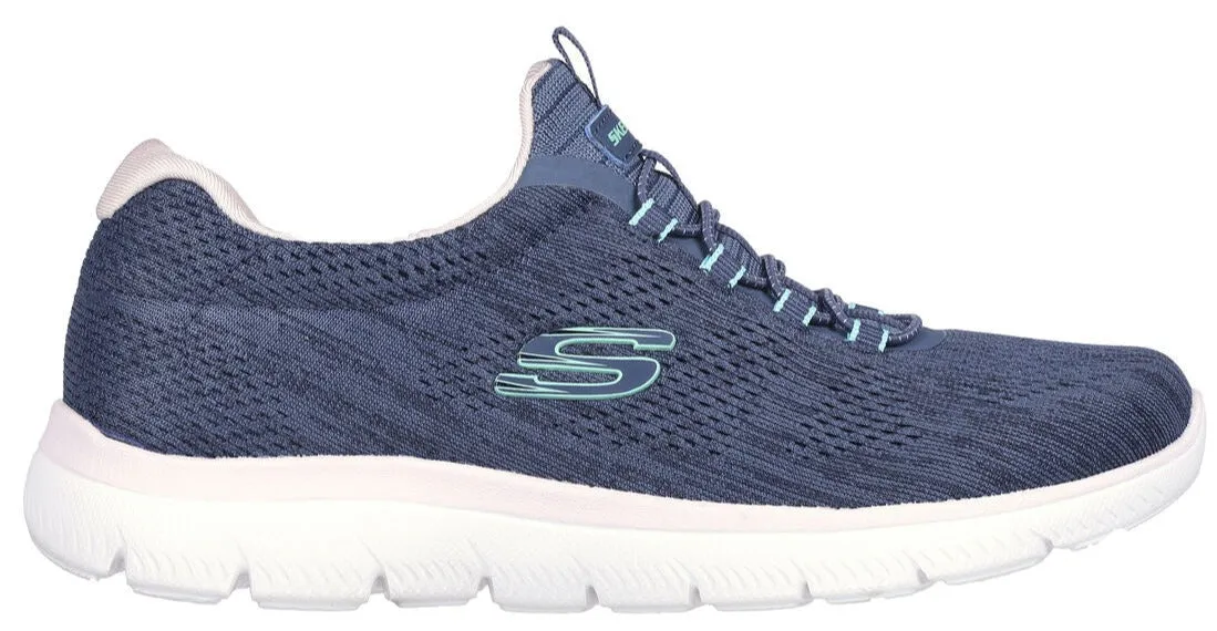 Skechers Ladies Navy Summits  Trainer 150113