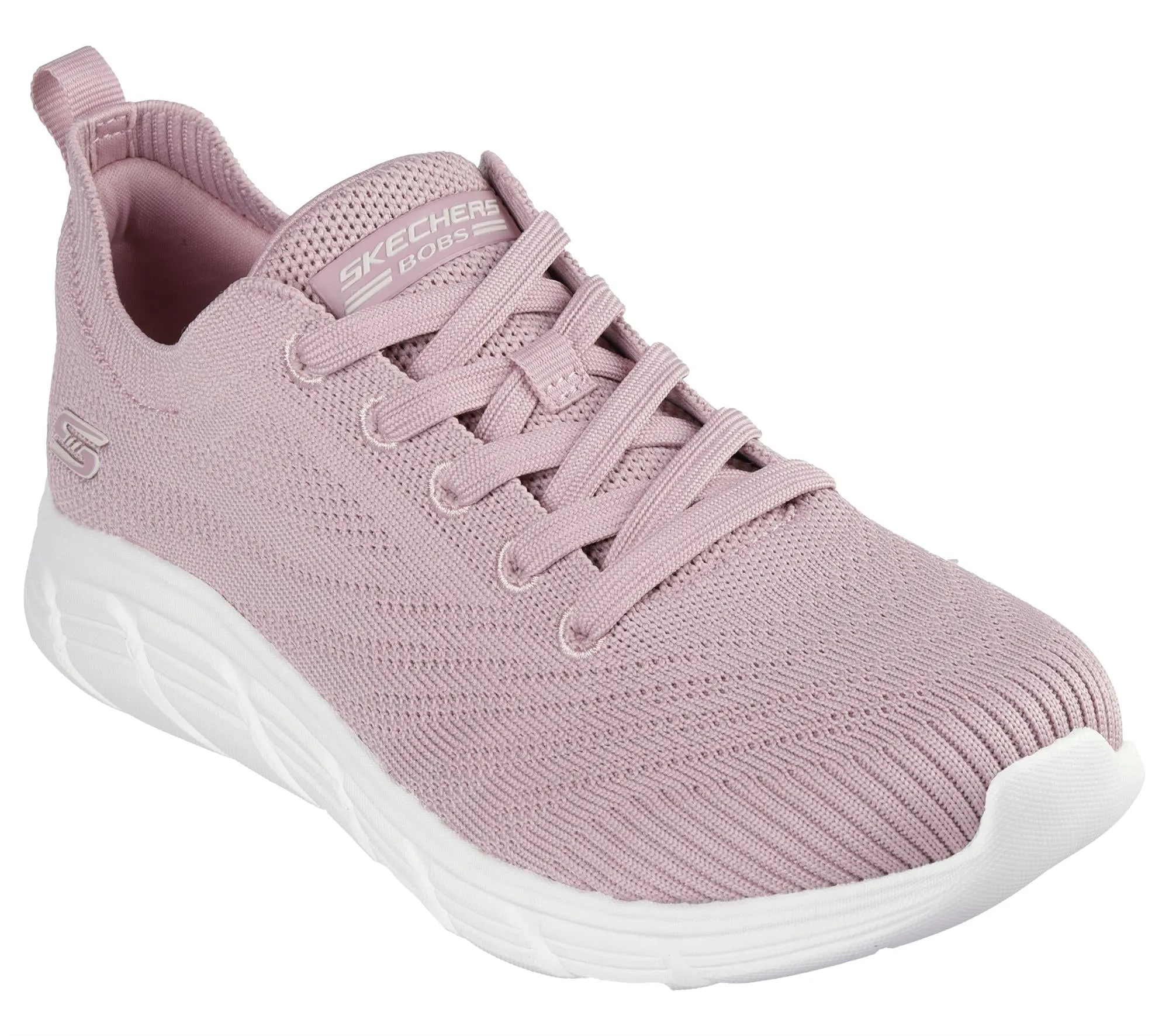 Skechers Vegan Bobs B Flex Lo Graceful Stride Memory Foam Trainers 117591/BLSH