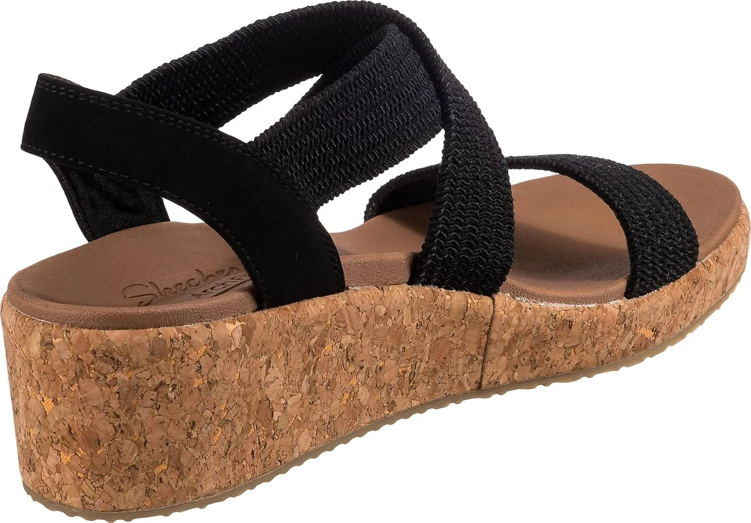 Skechers Women's Arch Fit Beverlee-Love Stays Wedge Sandal, 5.5