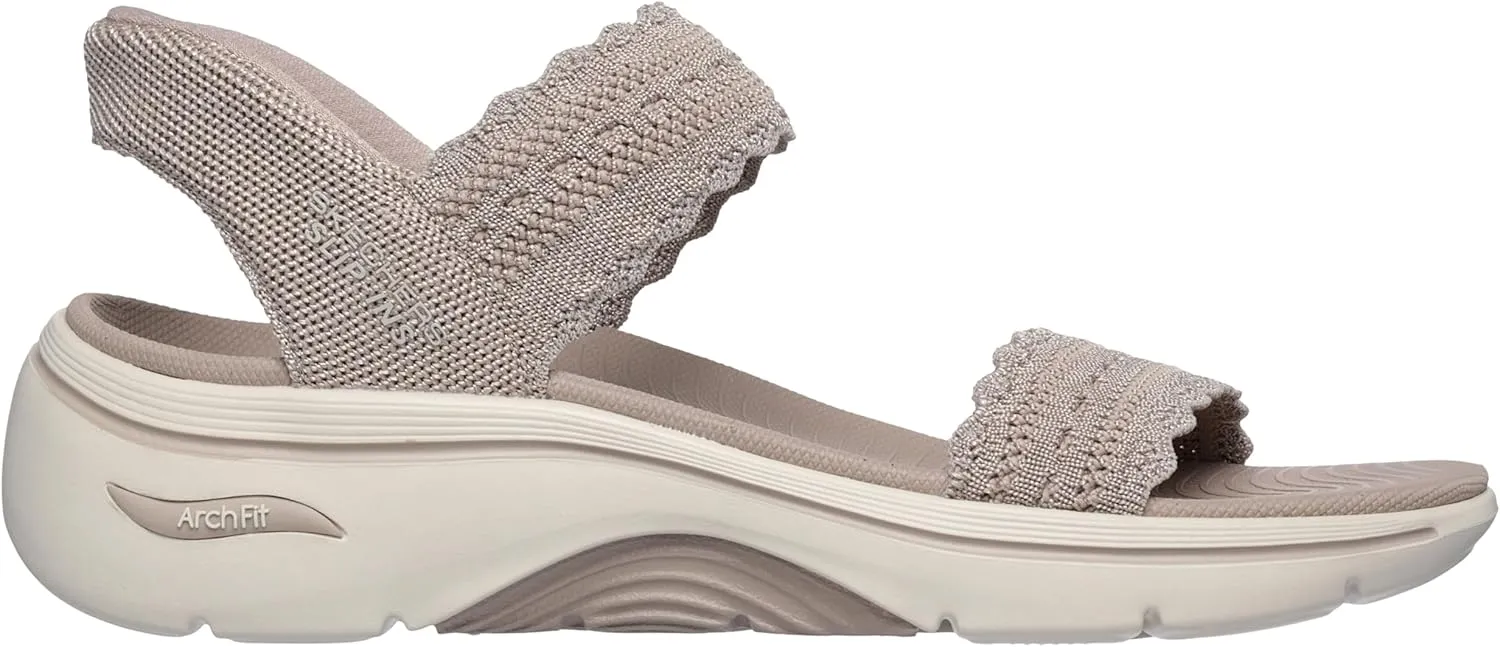 Skechers Women's Go Walk Arch Fit 2.0 Hands Free Slip-ins Sandal-Sasha Fisherman