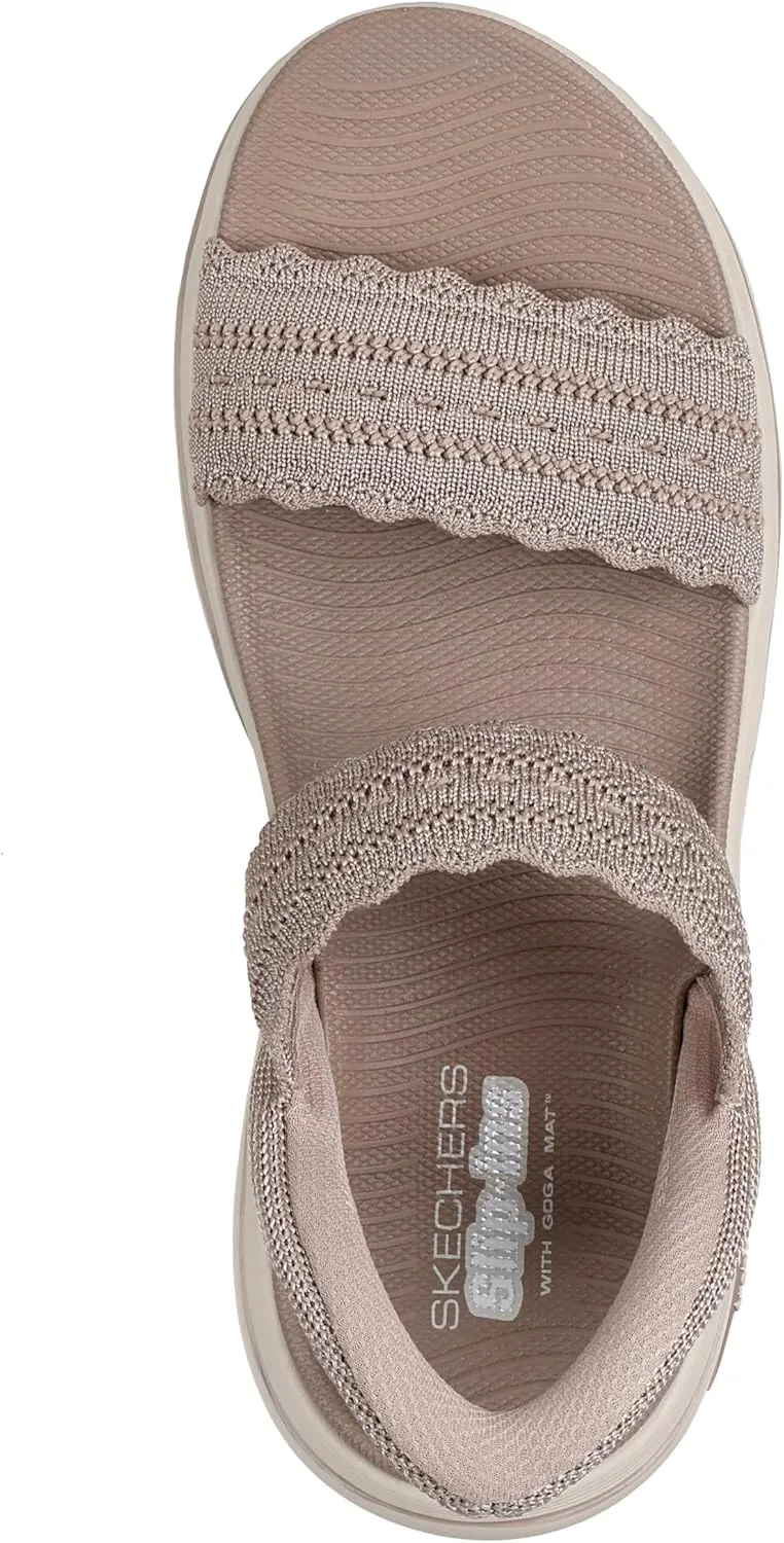Skechers Women's Go Walk Arch Fit 2.0 Hands Free Slip-ins Sandal-Sasha Fisherman