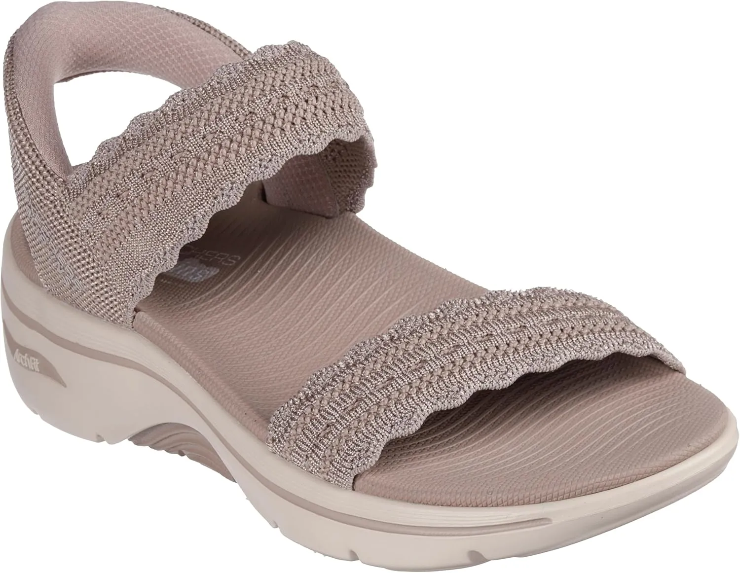 Skechers Women's Go Walk Arch Fit 2.0 Hands Free Slip-ins Sandal-Sasha Fisherman