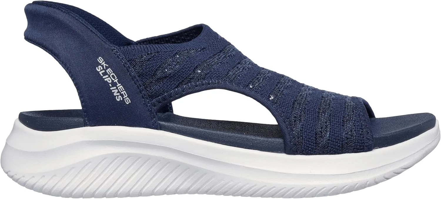 Skechers Women's Ultra Flex 3.0-Sun Warmth Hands Free Slip-ins Sandal