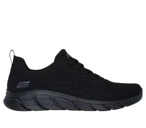 Skechers Women's Vegan Bobs B Flex Lo Graceful Stride Memory Foam Trainers 117591/BBK
