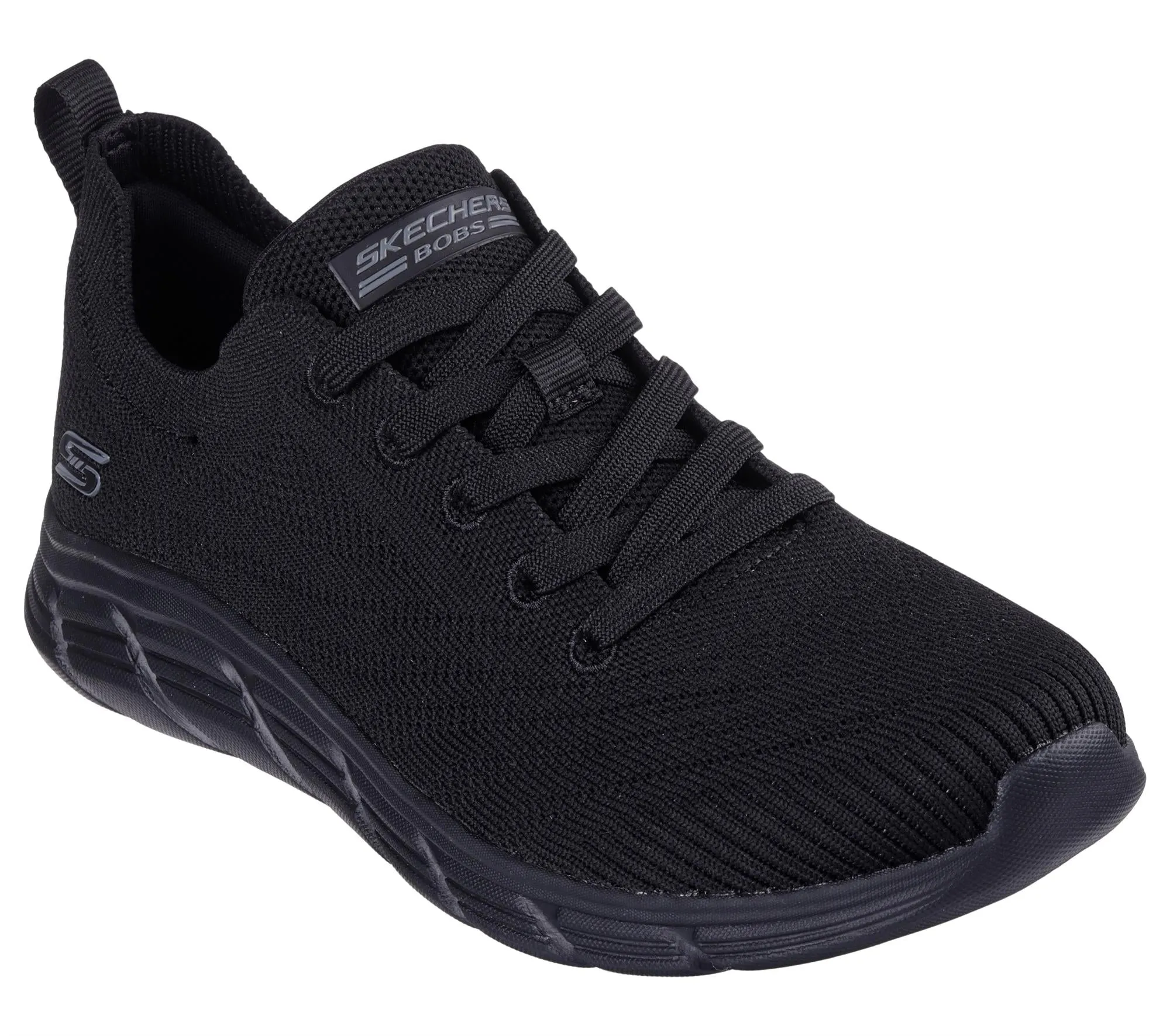 Skechers Women's Vegan Bobs B Flex Lo Graceful Stride Memory Foam Trainers 117591/BBK