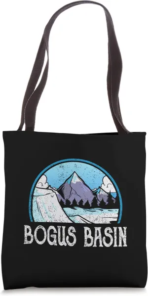 Skier Skiing Slopes Idaho Winter Mountains Bogus Basin Tote Bag