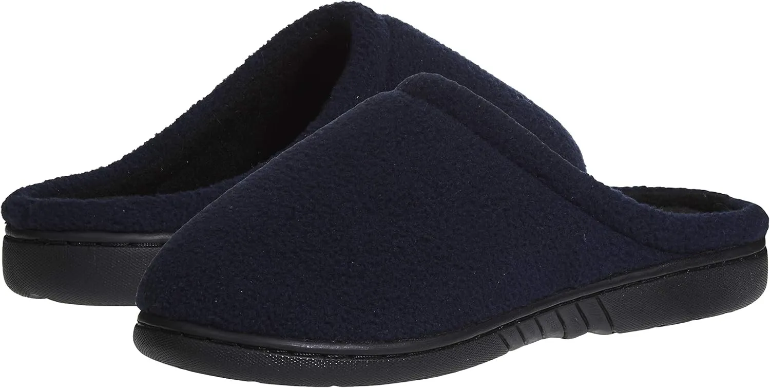 Skysole Boys Fleece Clog Slipper with Rugged Outsole