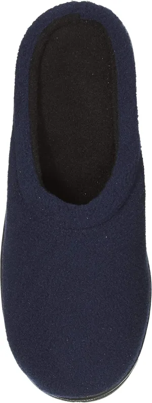 Skysole Boys Fleece Clog Slipper with Rugged Outsole
