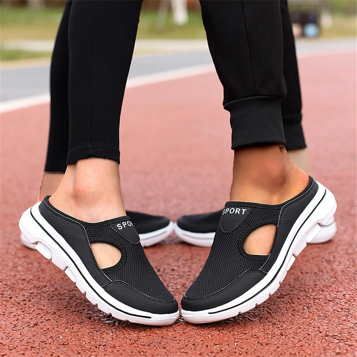 Slip On Mules for Women Men Lightweight Breathable Walking Shoes Quick Drying Sandals Summer Beach Shoes Footwear