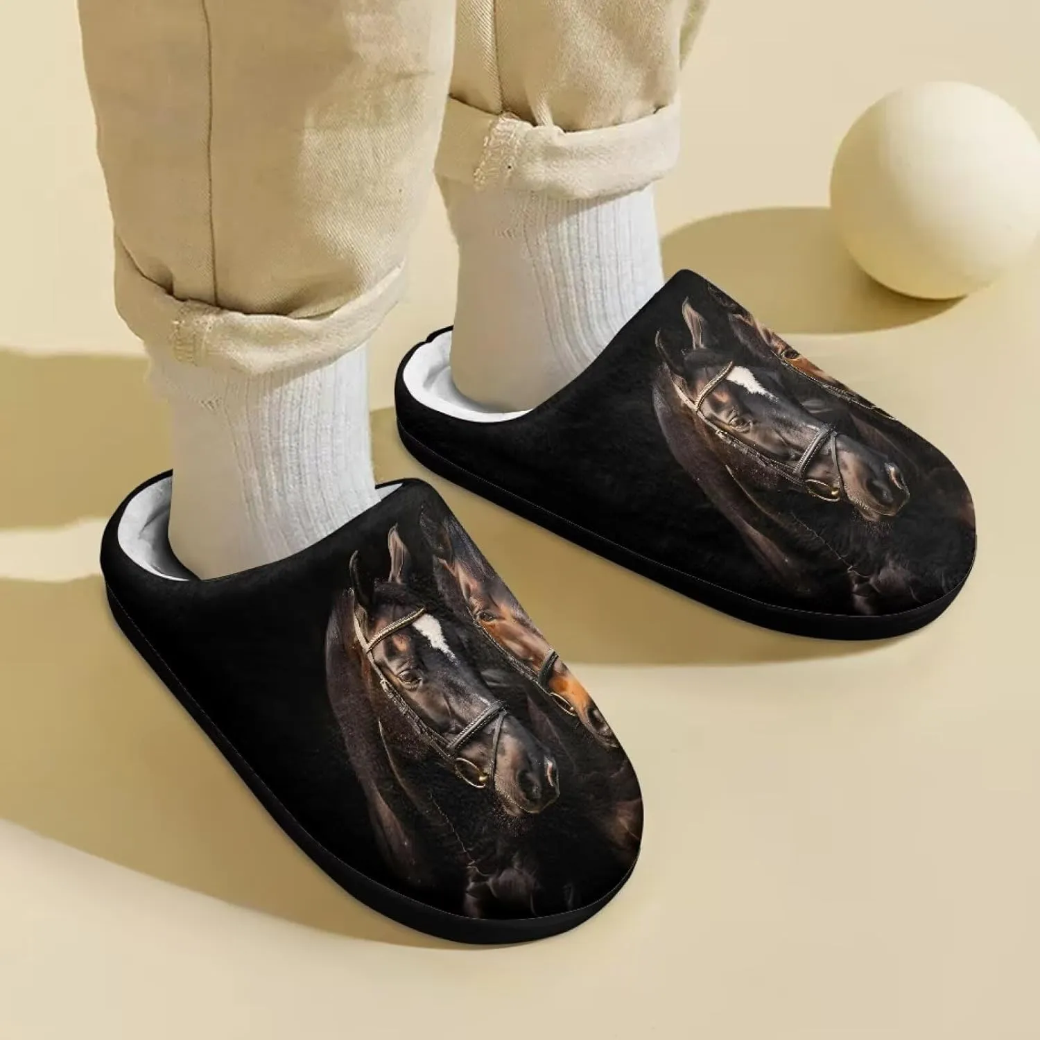 Slippers for Kids Warm Plush Slippers Non Slip House Slippers Winter Cozy Bedroom Slippers