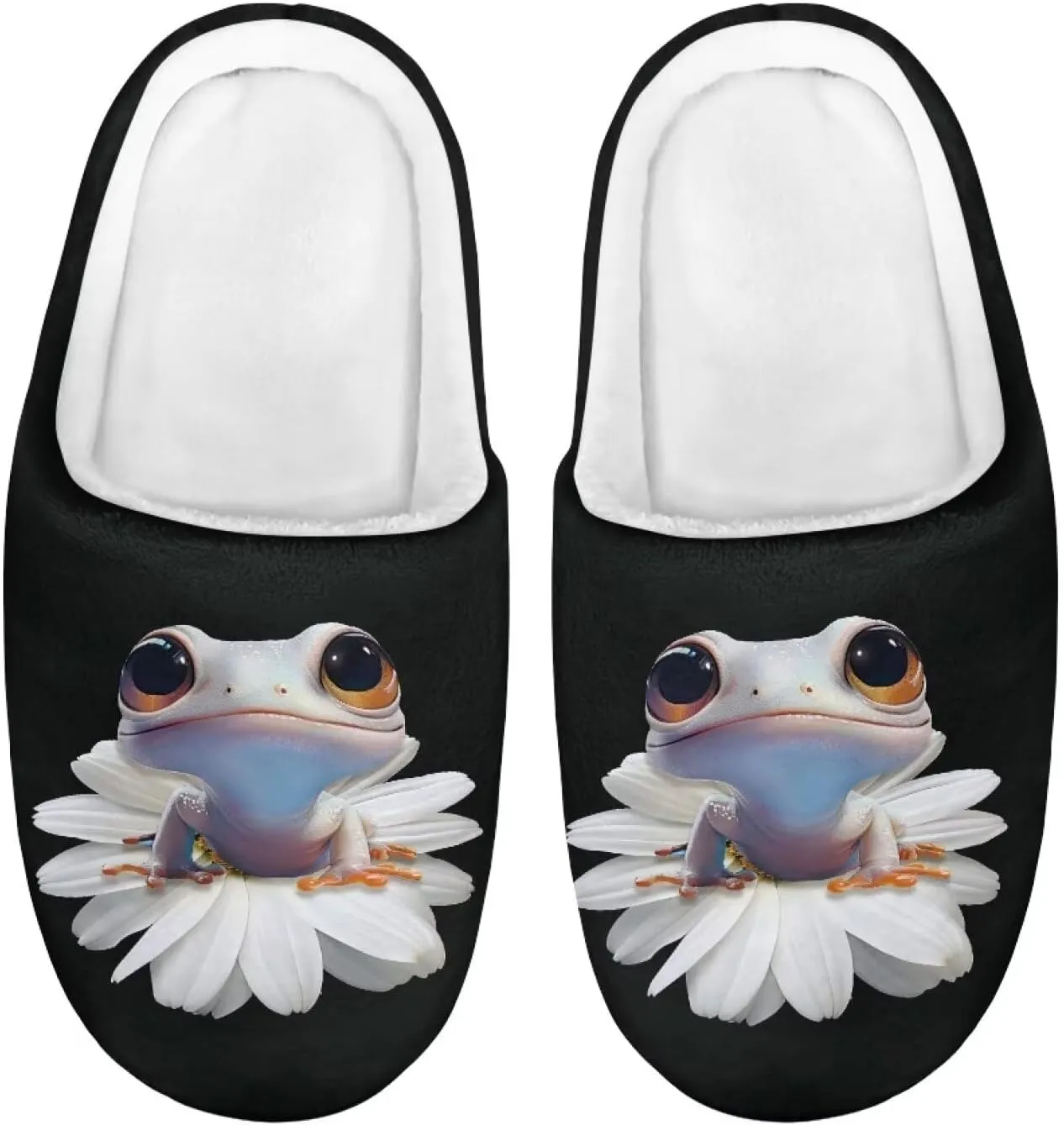Slippers for Kids Warm Plush Slippers Non Slip House Slippers Winter Cozy Bedroom Slippers