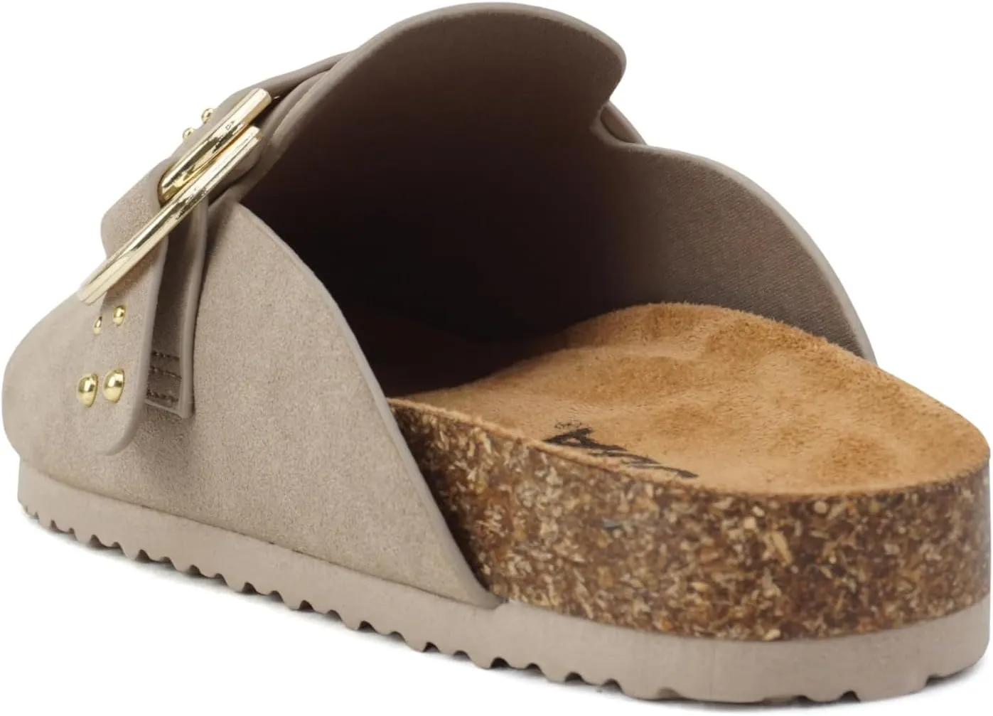 Soda Trisha ~ Women Buckle Strap Slip-On Flatform Mule