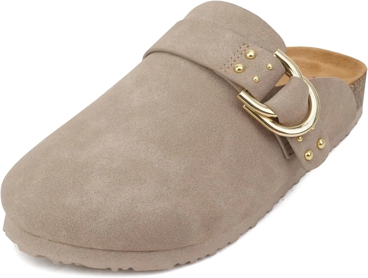 Soda Trisha ~ Women Buckle Strap Slip-On Flatform Mule