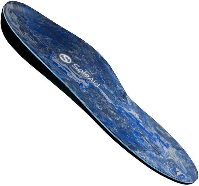 SoleAid XTII Insoles - 3-Layer Performance Insole with Semi-rigid Arch Support - Light Weight, Shock Absorbing, Anti-Fatigue, Functional Foot Supports for Plantar Fasciitis (Men's 12-12.5 / Women's -)