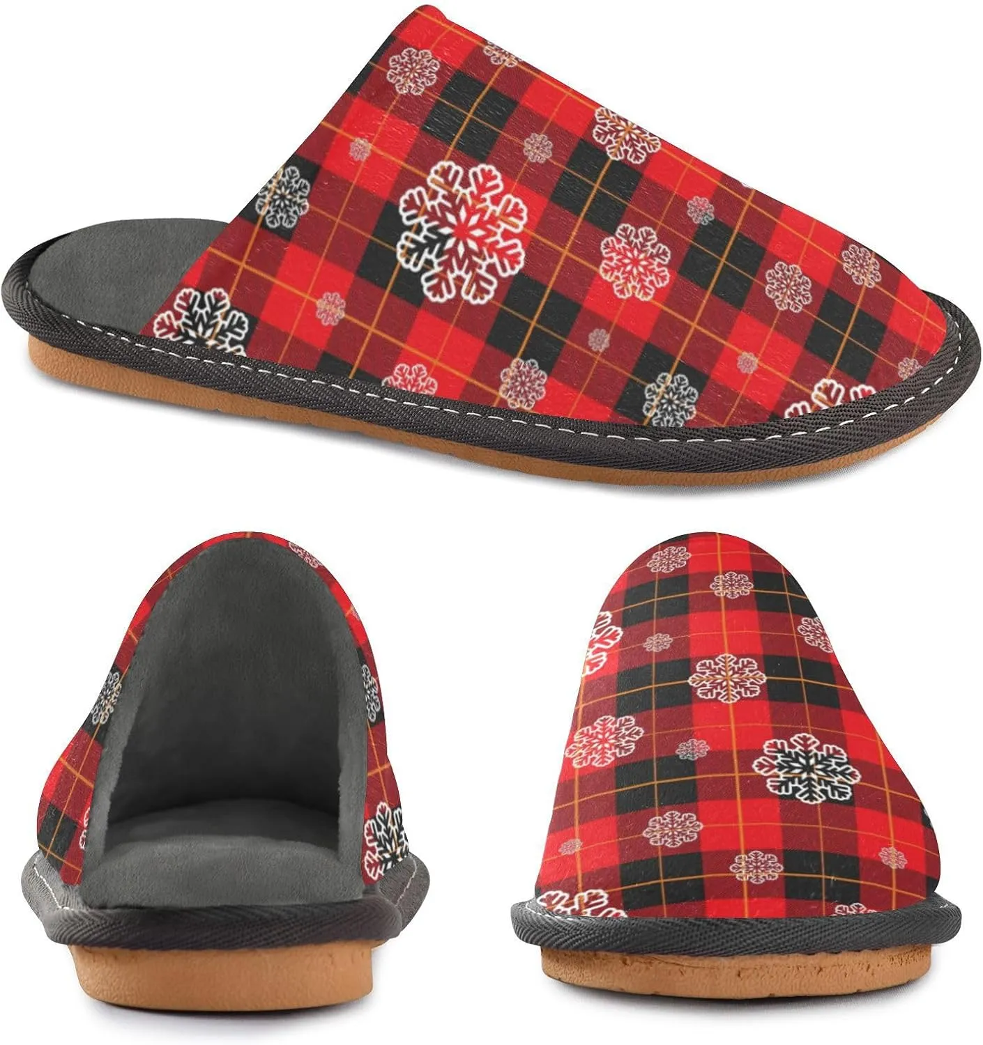 Spa Slippers Indoor House Fuzzy Slippers Soft Memory Foam Non-Slip Home Slipper Winter Shoes For Bedroom Hotel Travel 4-11