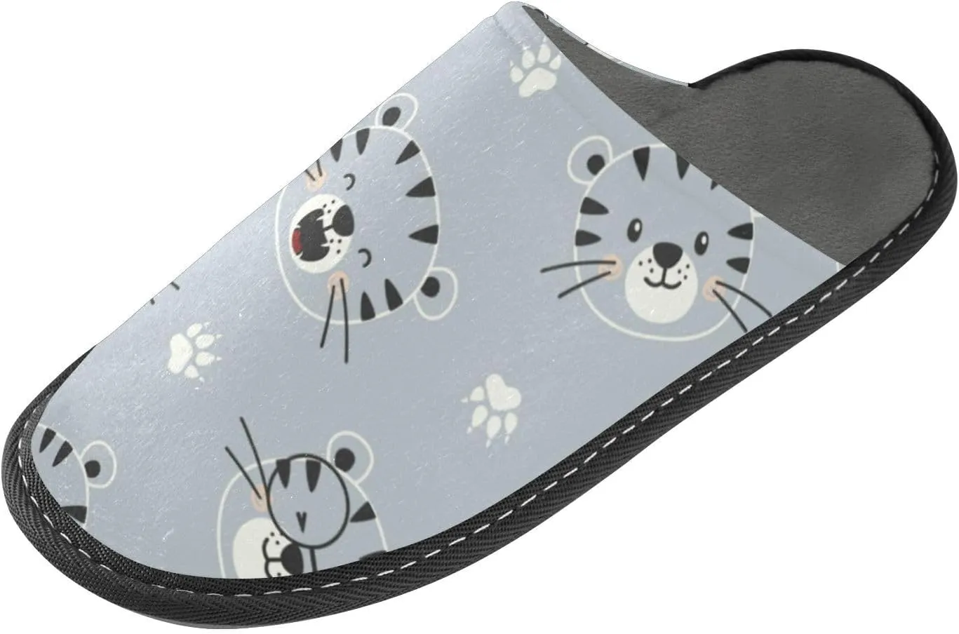 Spa Slippers Indoor House Fuzzy Slippers Soft Memory Foam Non-Slip Home Slipper Winter Shoes For Bedroom Hotel Travel 4-11