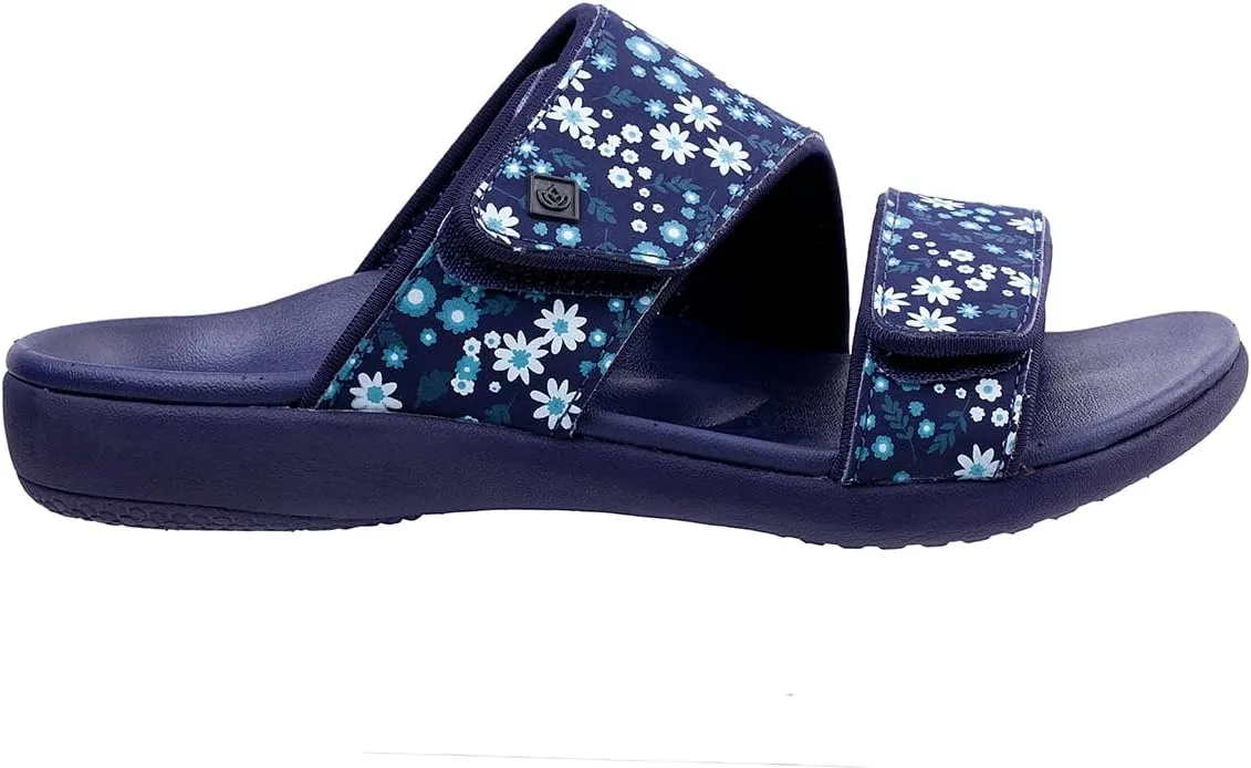 Spenco Women's Kholo Dainty Floral Slide Sandal