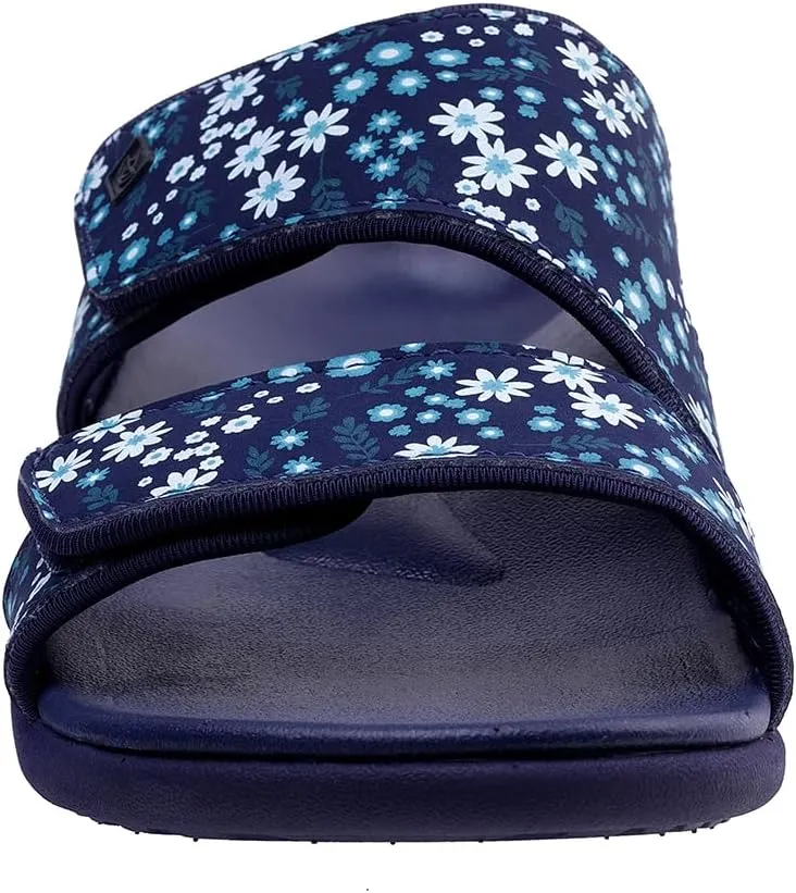 Spenco Women's Kholo Dainty Floral Slide Sandal