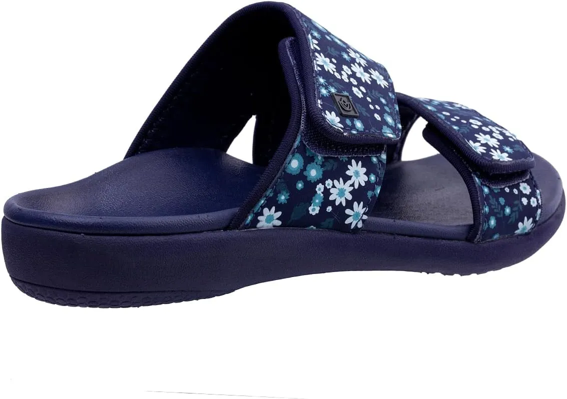 Spenco Women's Kholo Dainty Floral Slide Sandal