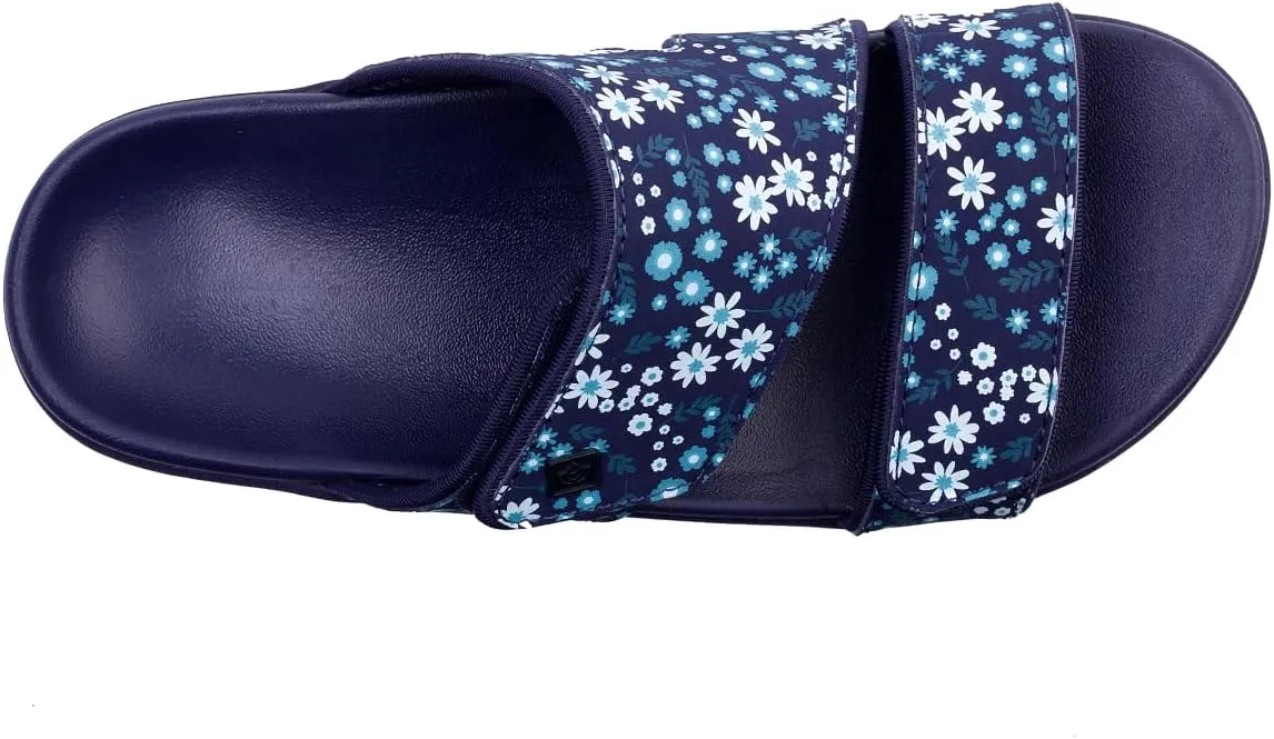 Spenco Women's Kholo Dainty Floral Slide Sandal