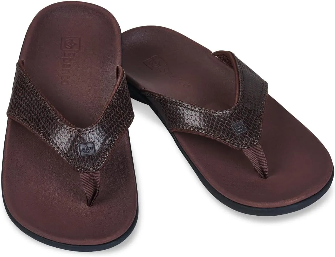 Spenco Women's Yumi 2 Snake Sandal Flip-Flop