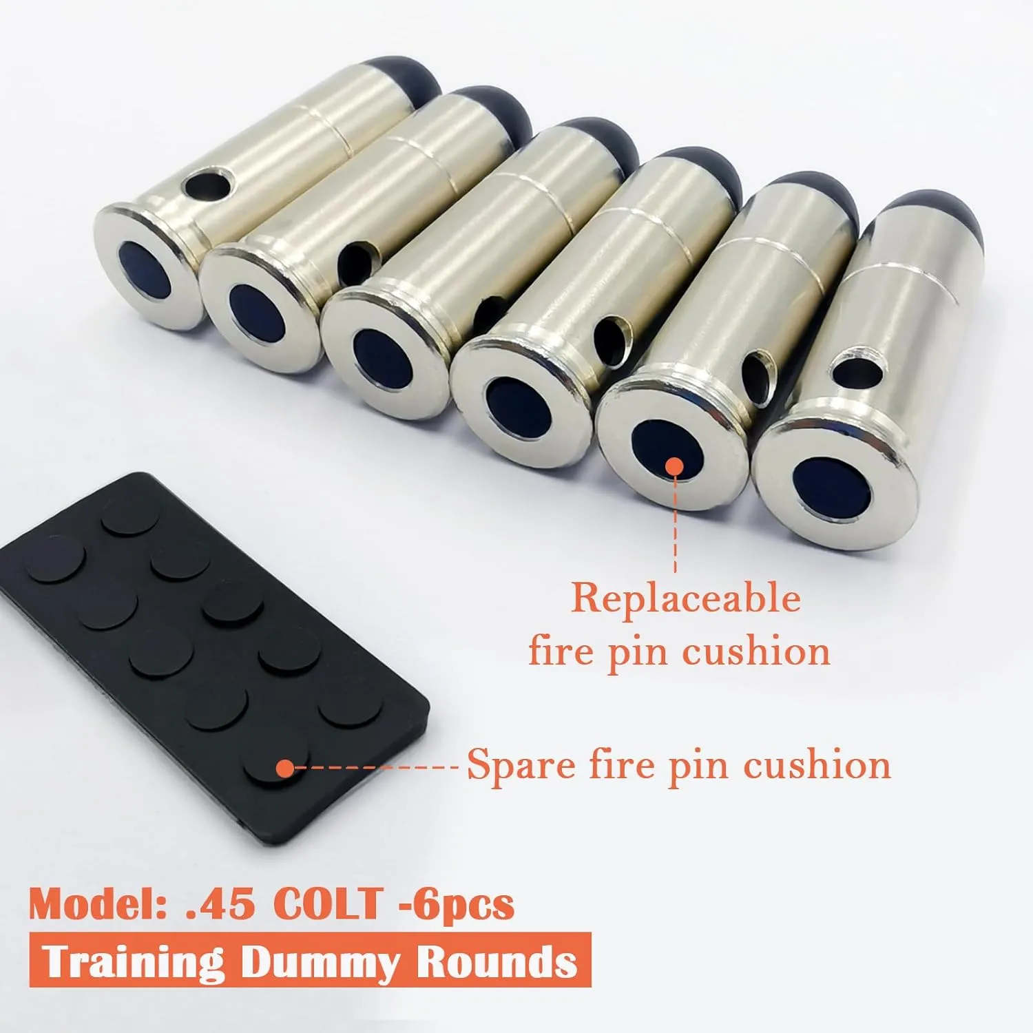 Steel Safety Practice Rounds Action Trainer Dummy Round Dry Fire Training Snap Cap