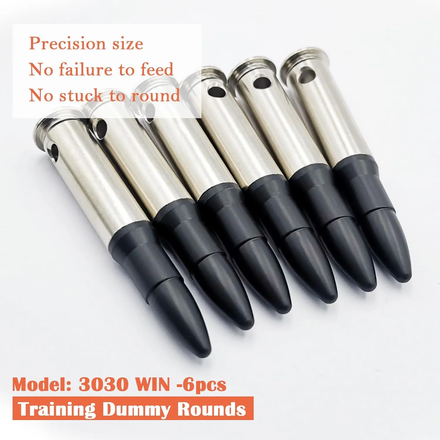 Steel Safety Practice Rounds Action Trainer Dummy Round Dry Fire Training Snap Cap