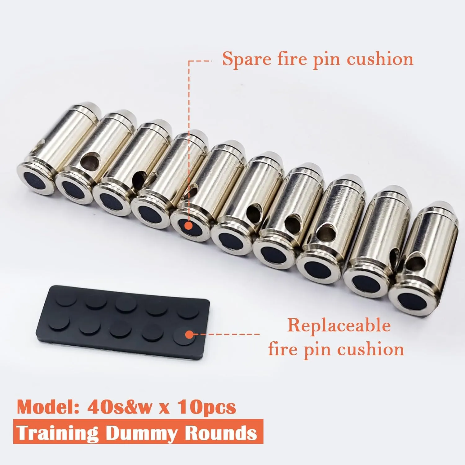 Steel Safety Practice Rounds Action Trainer Dummy Round Dry Fire Training Snap Cap