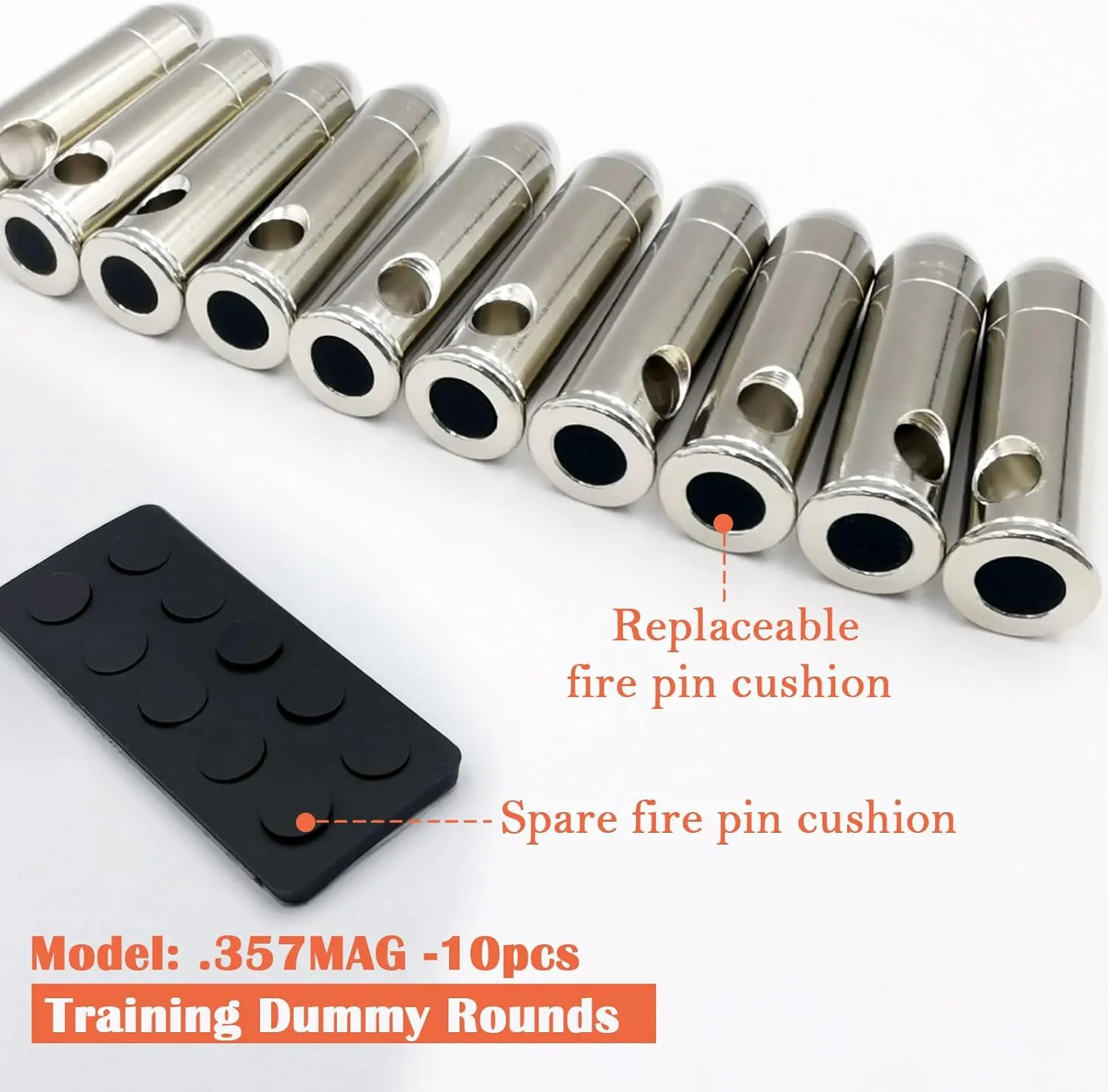 Steel Safety Practice Rounds Action Trainer Dummy Round Dry Fire Training Snap Cap
