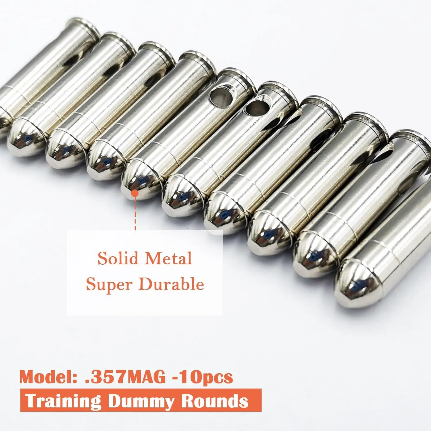 Steel Safety Practice Rounds Action Trainer Dummy Round Dry Fire Training Snap Cap