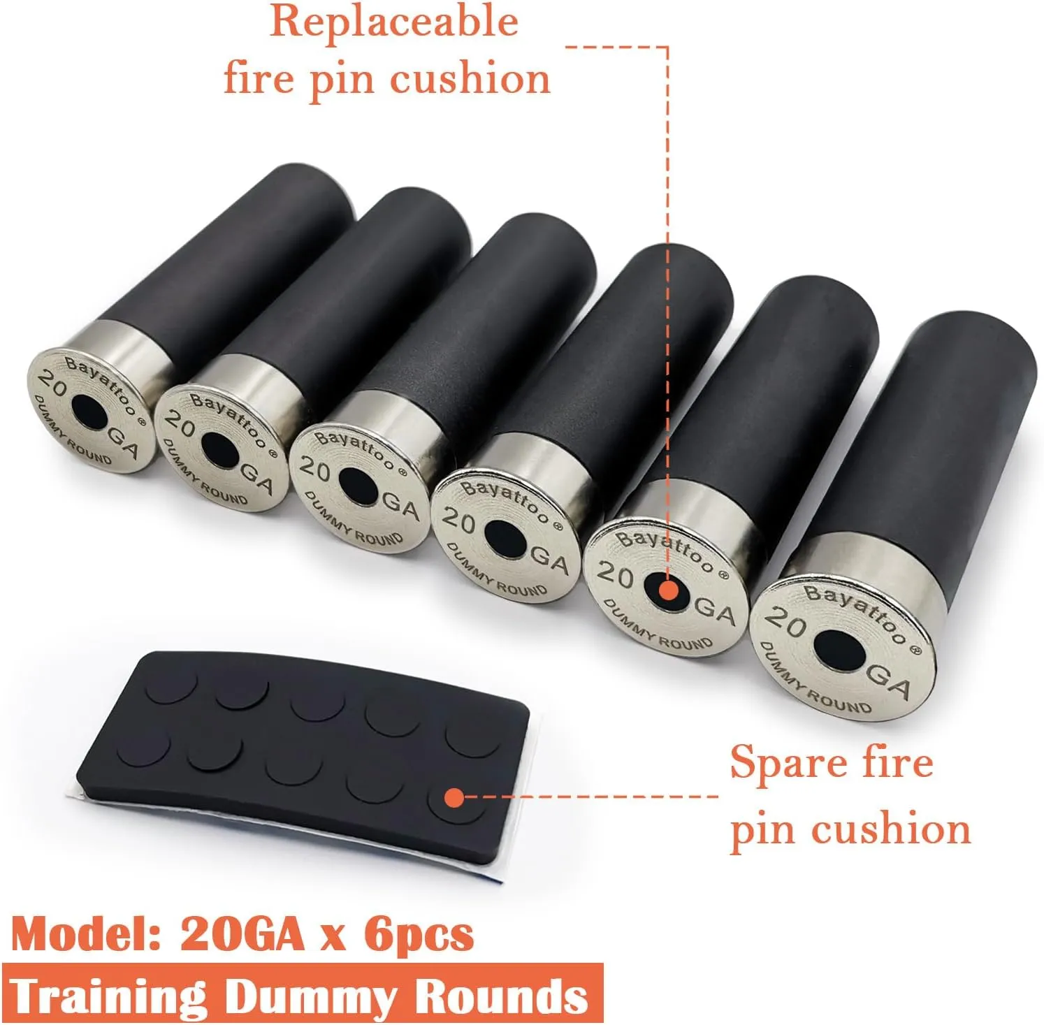 Steel Safety Practice Rounds Action Trainer Dummy Round Dry Fire Training Snap Cap