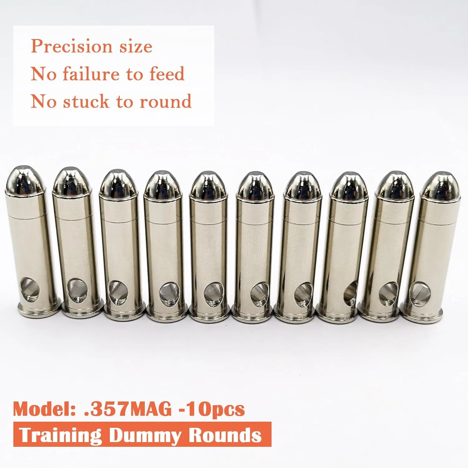 Steel Safety Practice Rounds Action Trainer Dummy Round Dry Fire Training Snap Cap