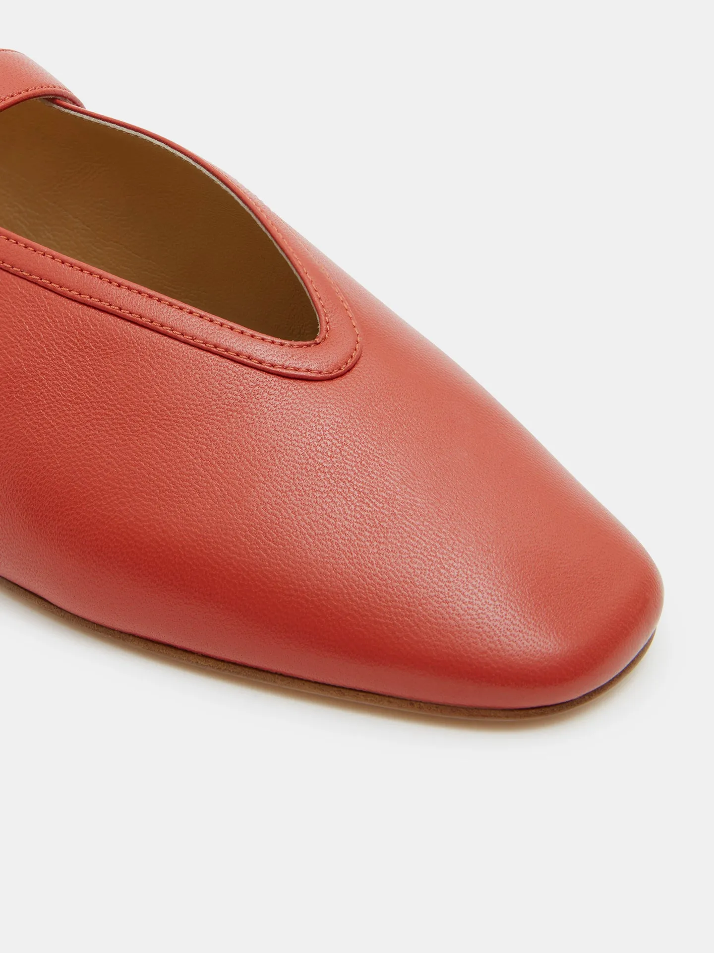 Stella Slipper / Blood Orange Leather