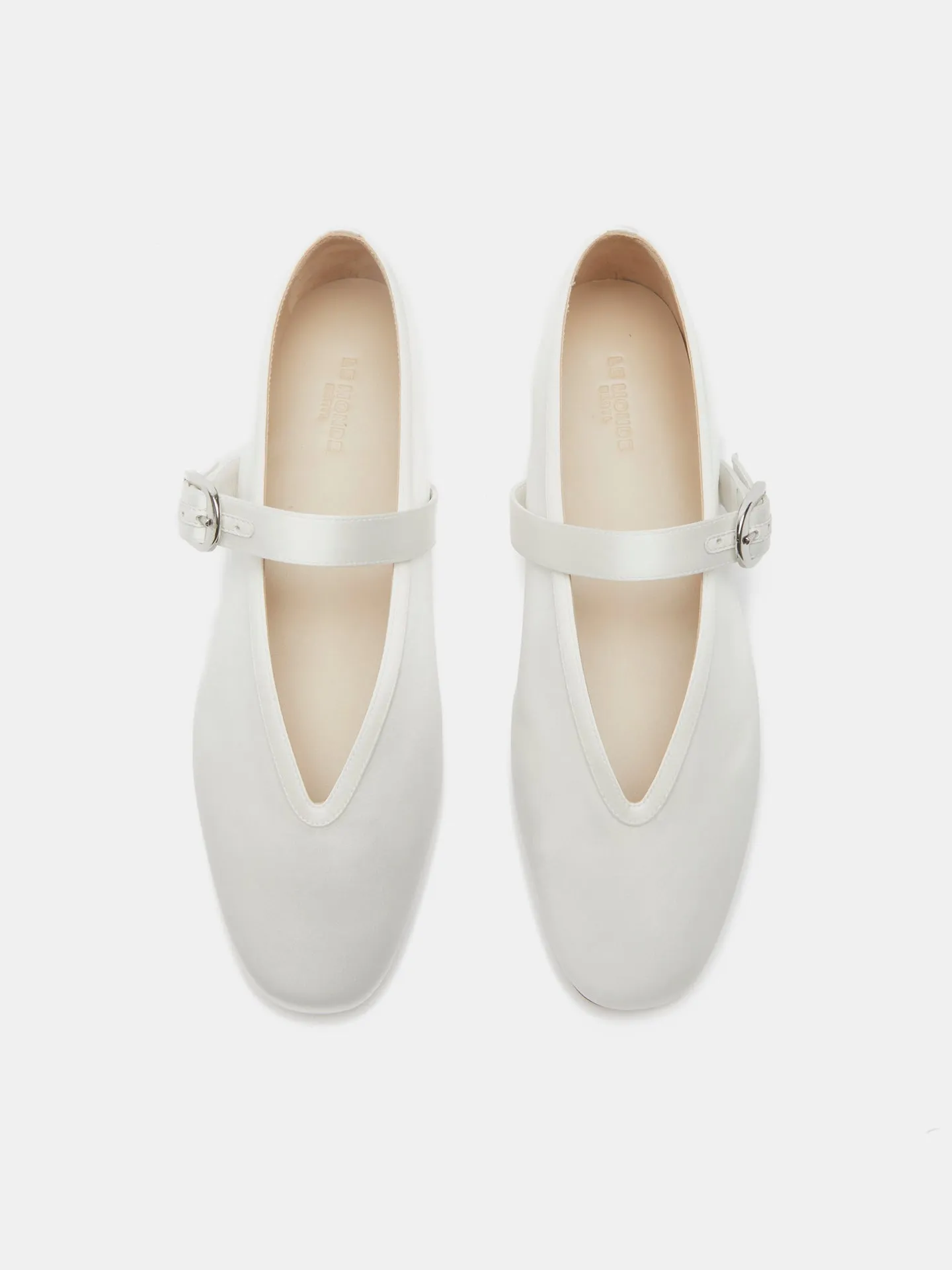 Stella Slipper / Ivory Satin