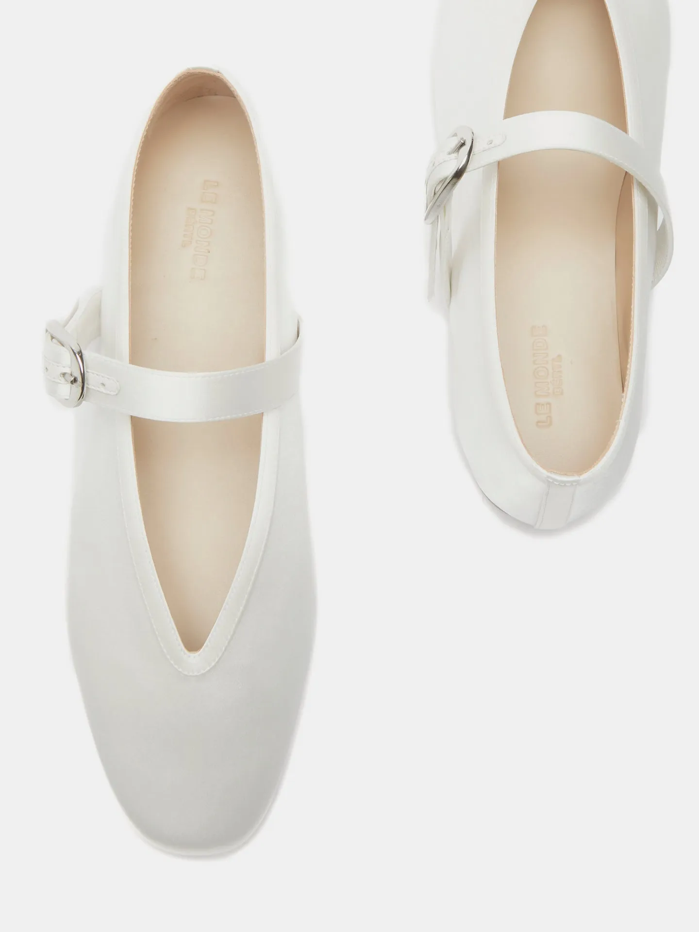 Stella Slipper / Ivory Satin