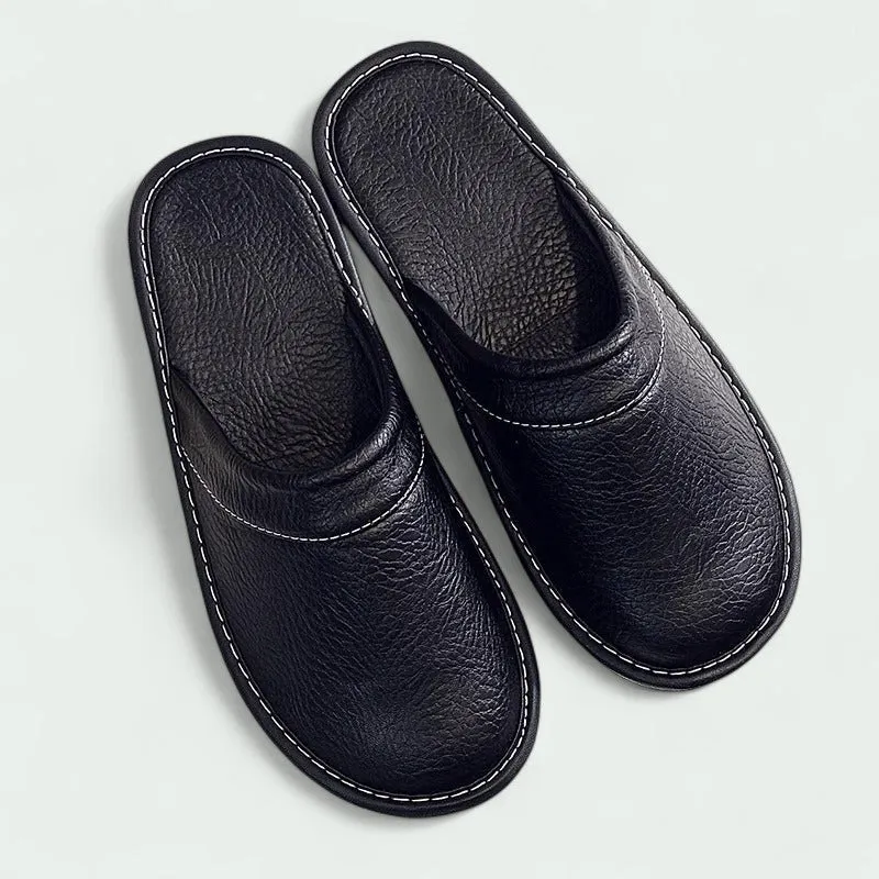 Strazoro | Women's Vegan Leather Slip-On Shoes Cushioned Sole Wide Fit