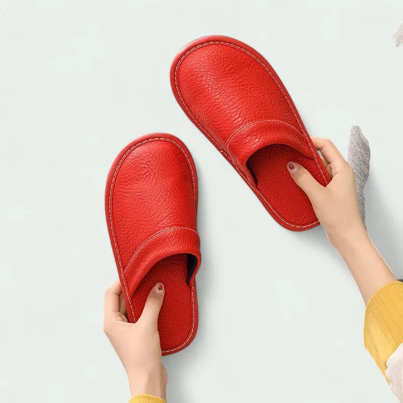 Strazoro | Women's Vegan Leather Slip-On Shoes Cushioned Sole Wide Fit