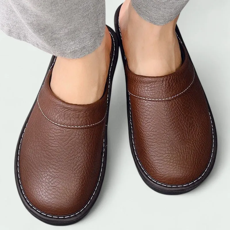 Strazoro | Women's Vegan Leather Slip-On Shoes Cushioned Sole Wide Fit