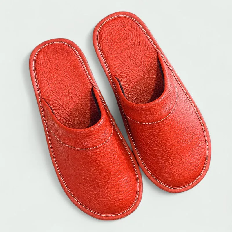 Strazoro | Women's Vegan Leather Slip-On Shoes Cushioned Sole Wide Fit