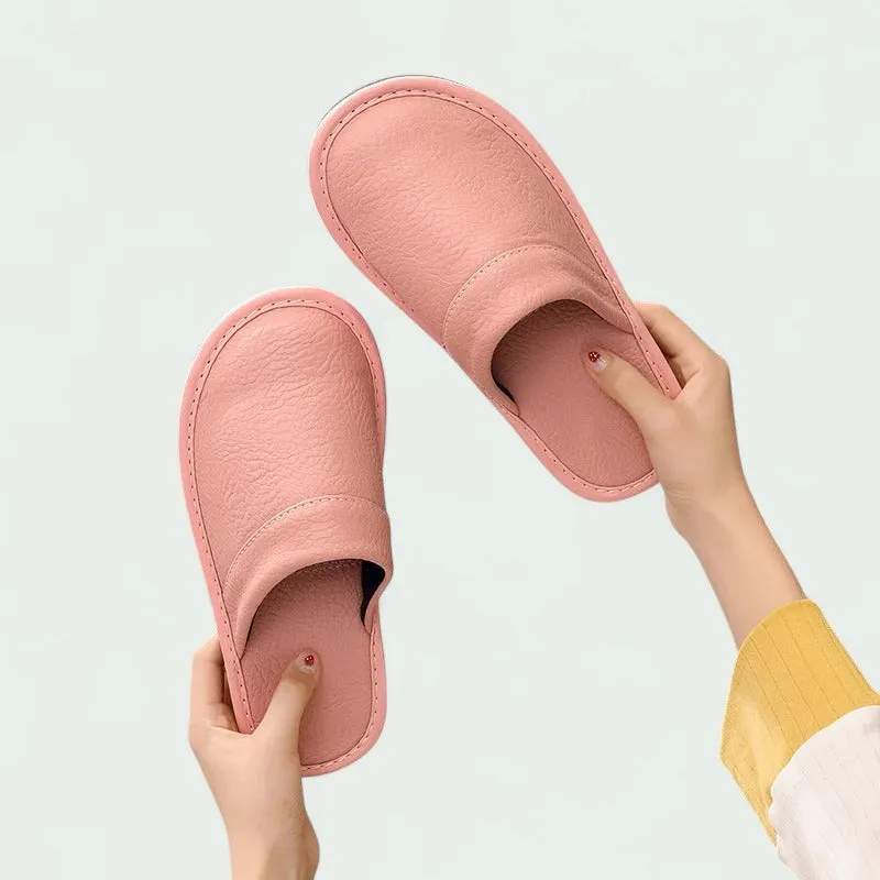 Strazoro | Women's Vegan Leather Slip-On Shoes Cushioned Sole Wide Fit