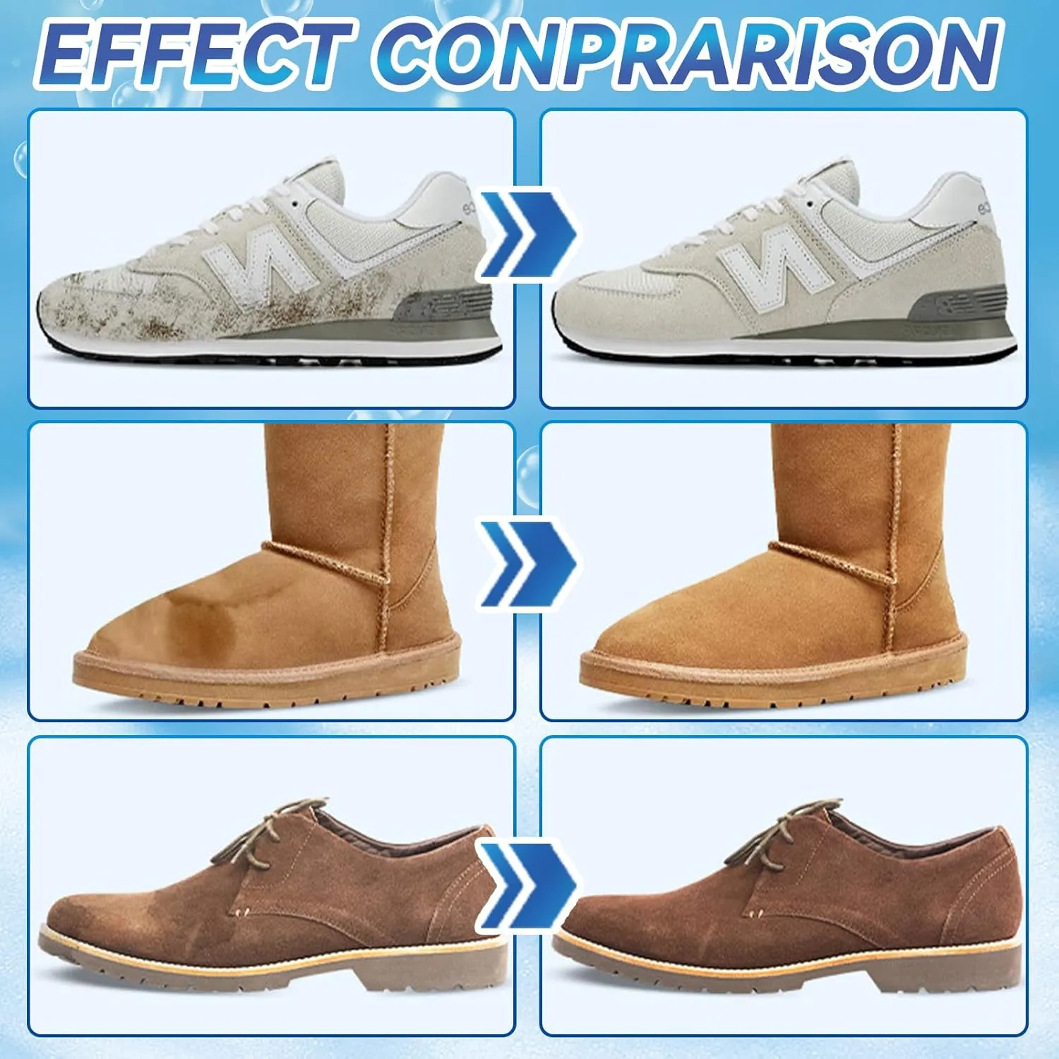 Suede Cleaner, Suede Shoe Cleaner with Brush,Shoe Cleaner Removes Dirt & Stain,Nubuck Cleaner for Knit Boot Leather